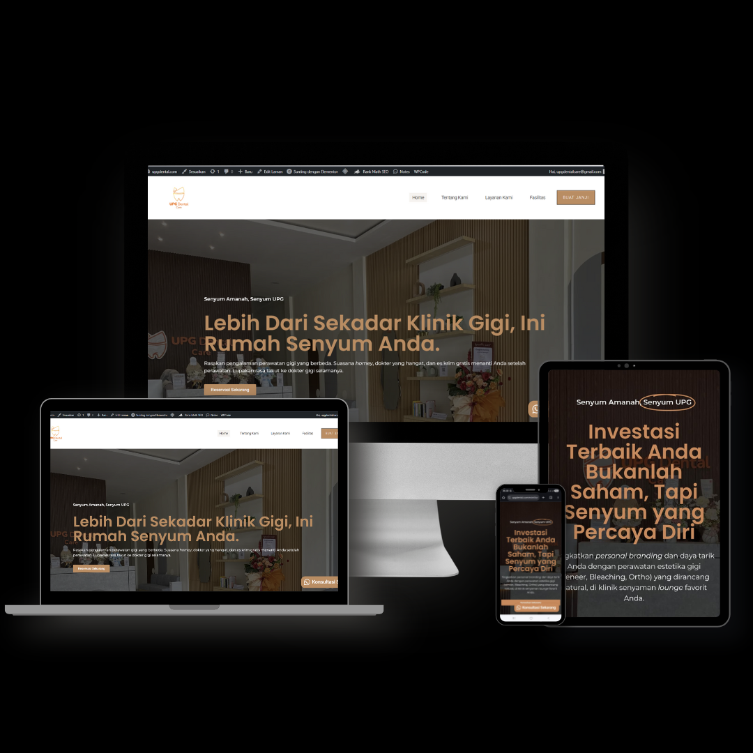 UPG Dental Care Mockup